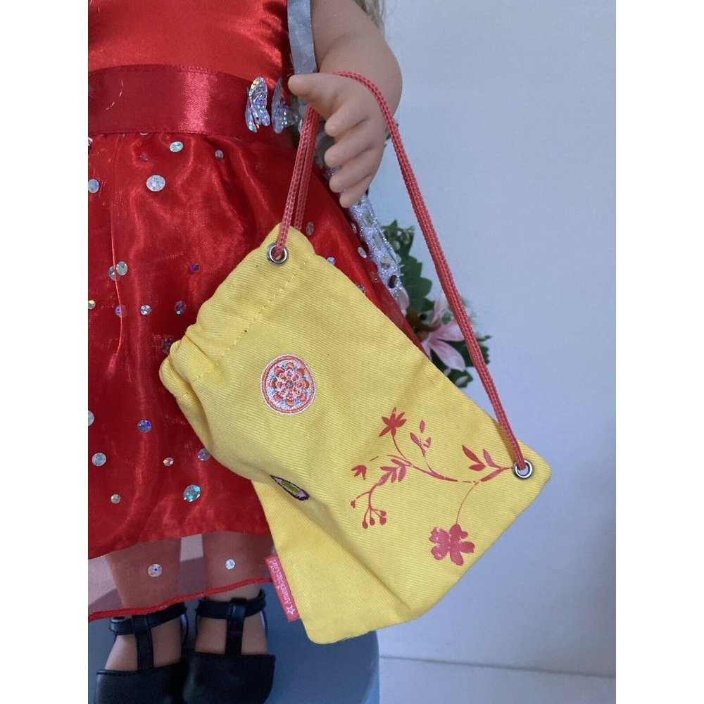 American Girl Battat OG Doll Retired Accessory Yellow Backpack for Dolls 16" 18"